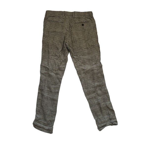 Todd Snyder Linen Plaid Summer Pants Size Small - Picture 2 of 7